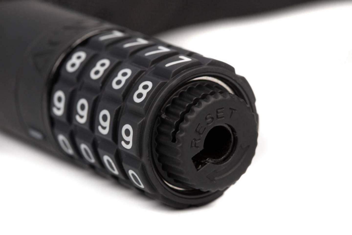 Acid Zahlenkettenschloss CORVID C120 black.