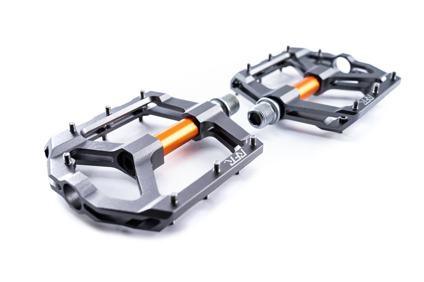 RFR Pedale Flat SLT 2.0 grey´n´orange