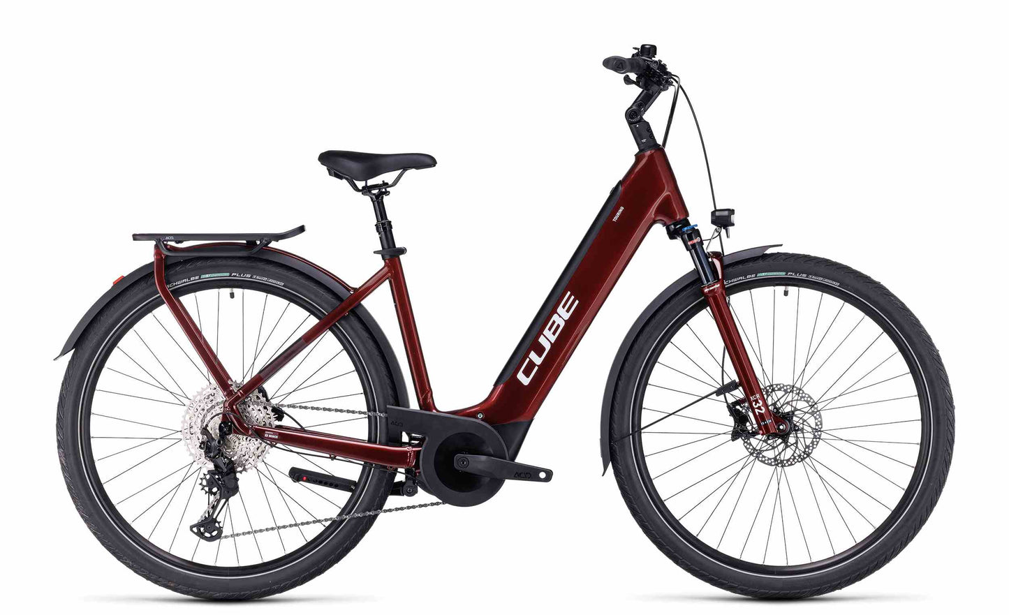 CUBE Touring Hybrid EXC 625 red´n´white