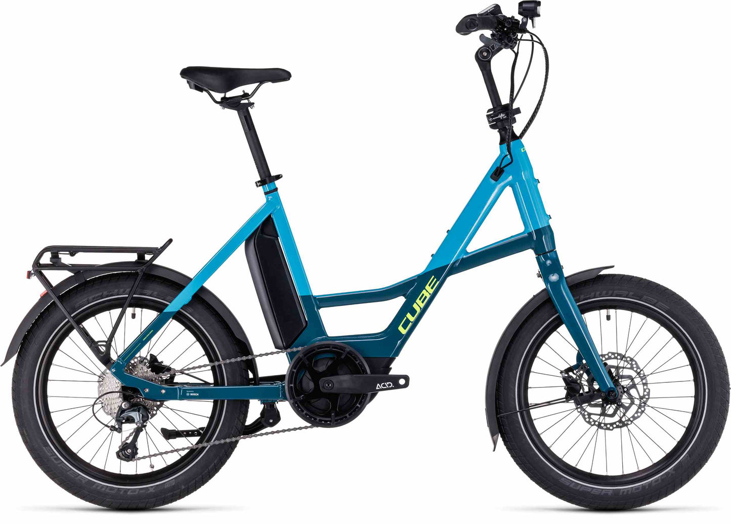 CUBE Compact Sport Hybrid 500 blue´n´lime