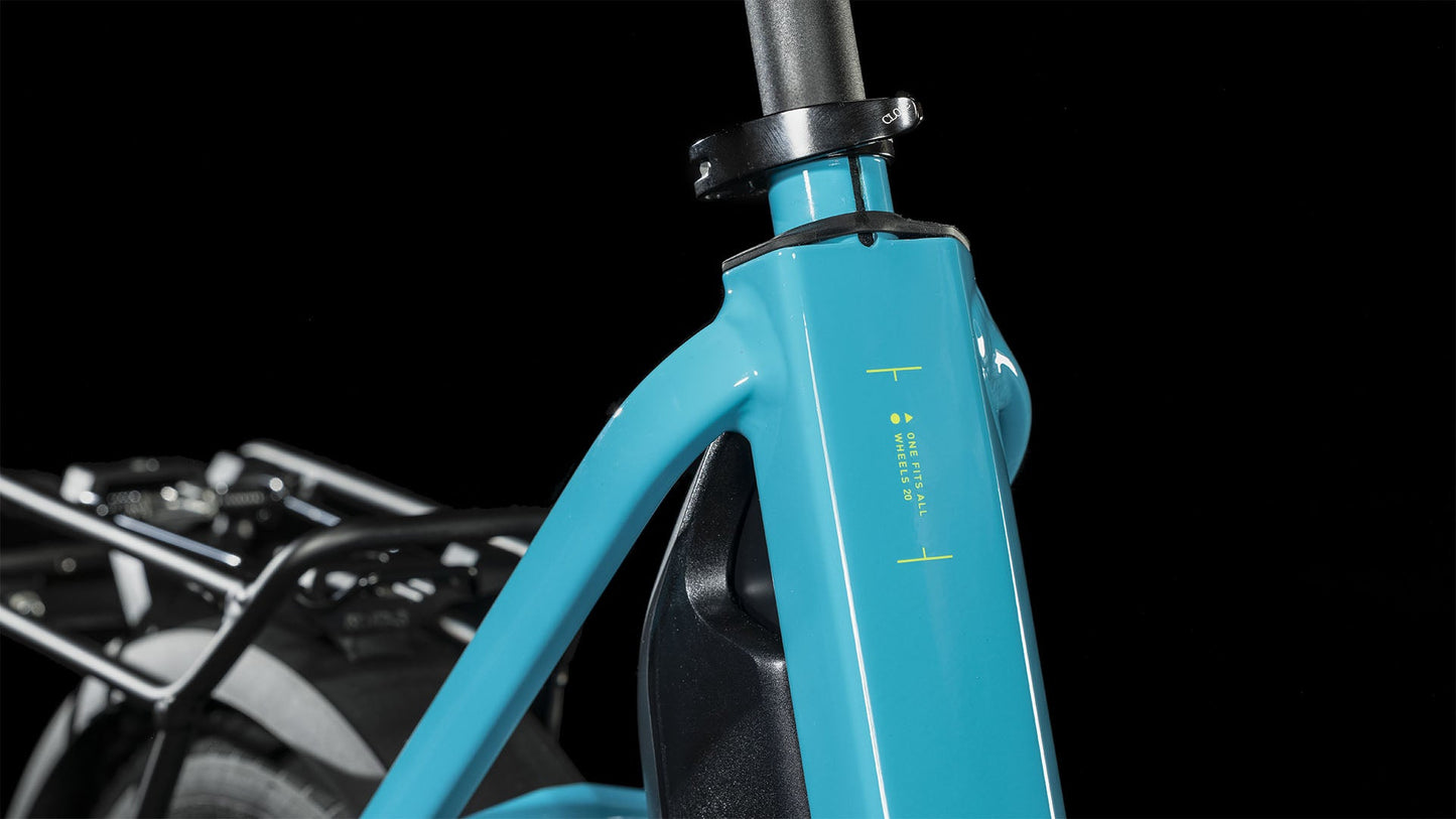 CUBE Compact Sport Hybrid 500 blue´n´lime