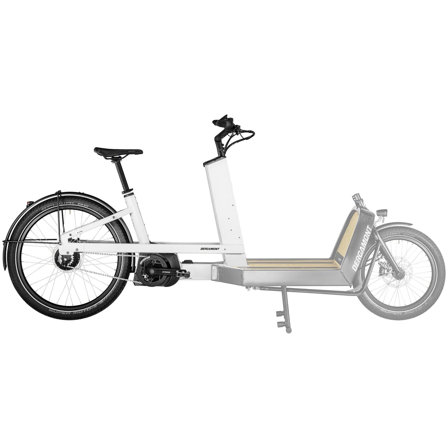 Bergamont E-Cargoville LJ Expert shiny white.