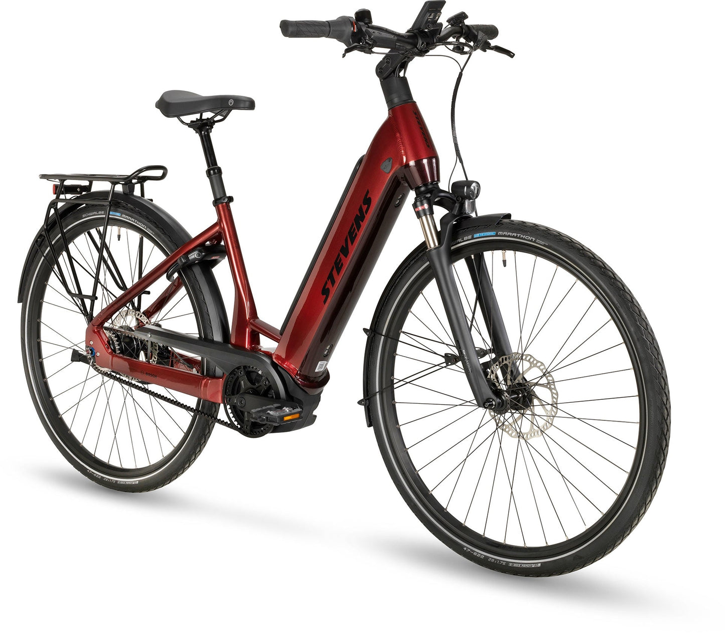 STEVENS E-Courier Luxe Forma burgundy