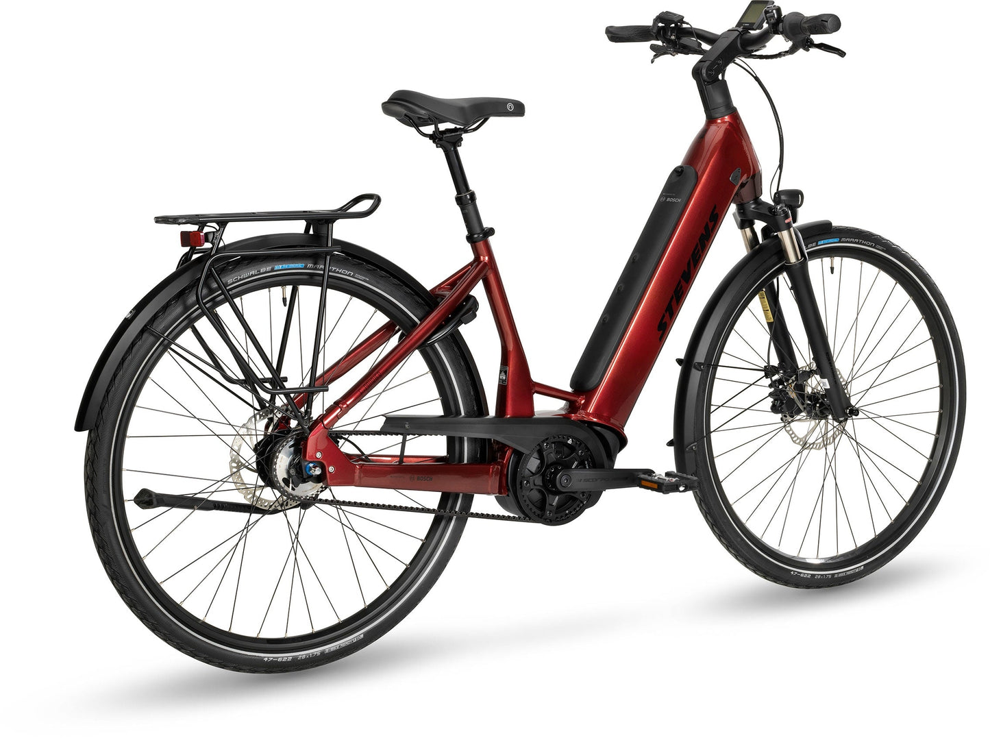 STEVENS E-Courier Luxe Forma burgundy