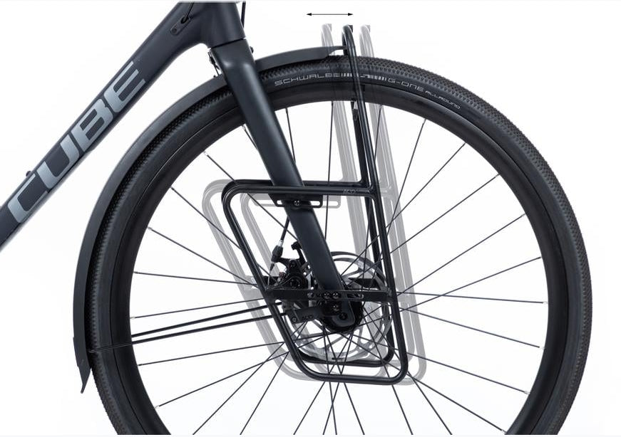Acid Frontgepäckträger FORK LOWRIDER black.