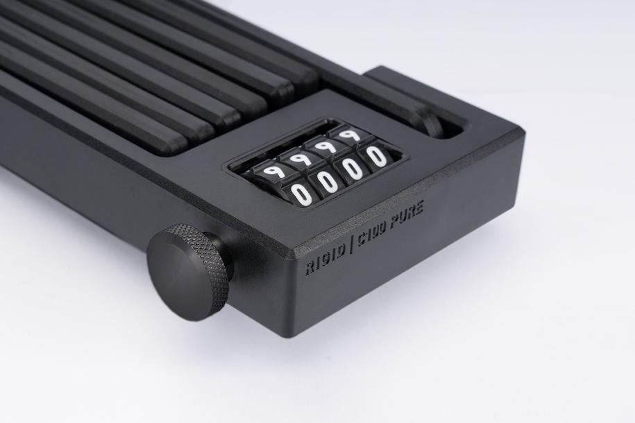 Acid Faltschloss RIGID PURE C120 black.