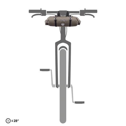 Ortlieb Handlebar-Pack 9 ltr dark sand.