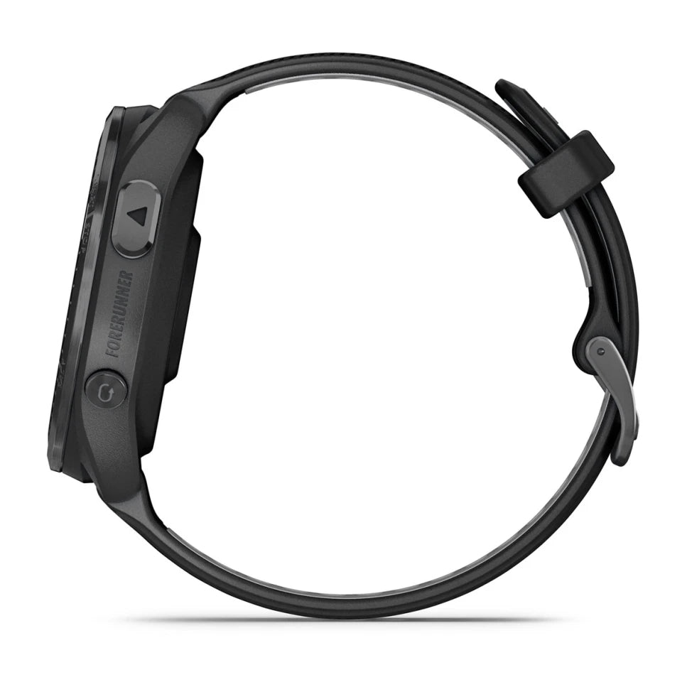 Garmin Forerunner® 965, Schwarz/Carbongrau DLC Titan mit black
