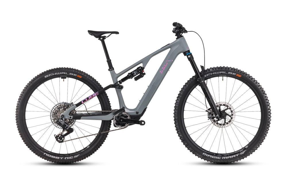 cube 29 e bike CUBE AMS Hybrid ONE44 C:68X TM 29 swampgrey´n´purplereflex