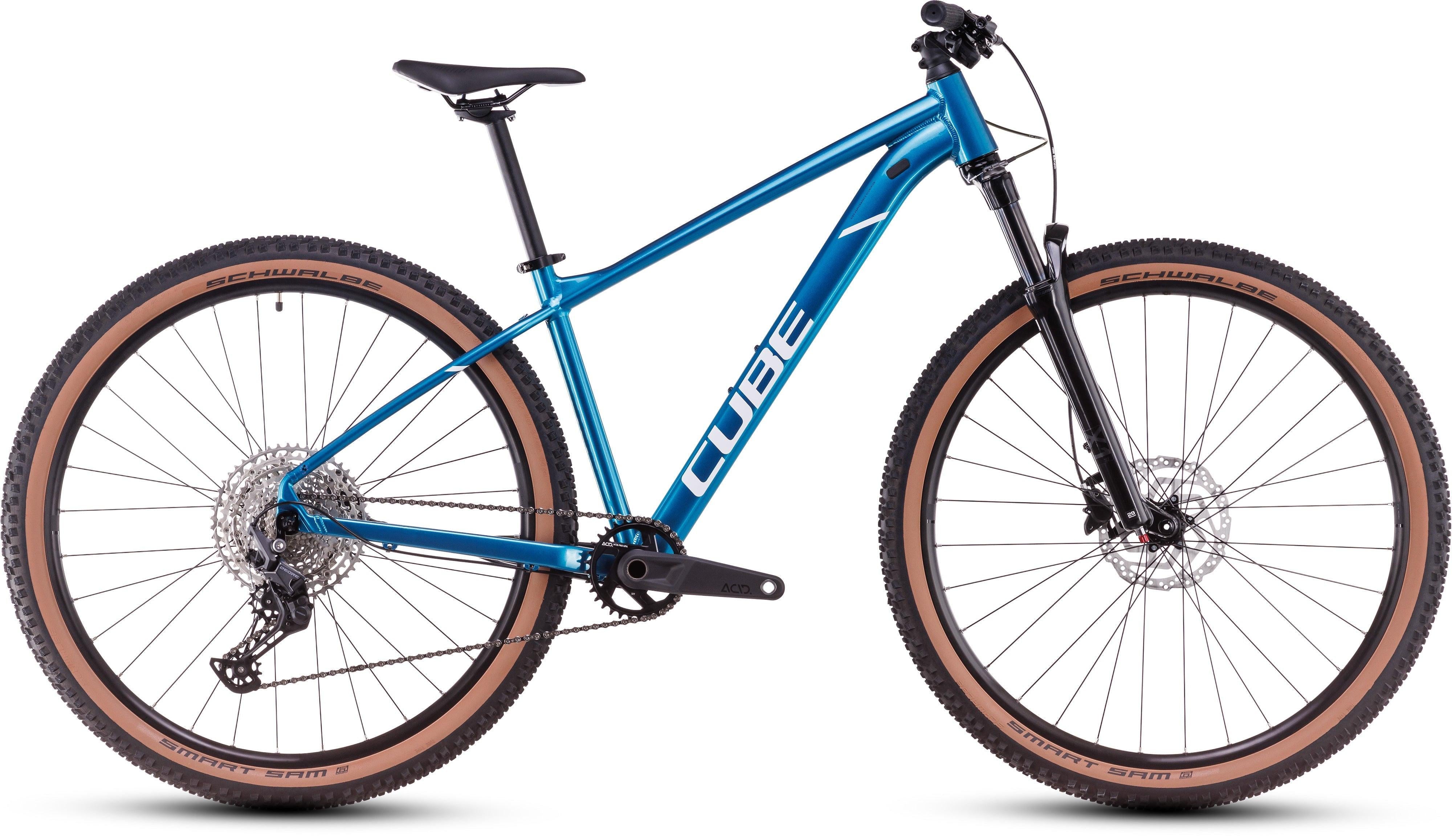 cube sattel mtb CUBE Attention Pro metallicteal´n´white