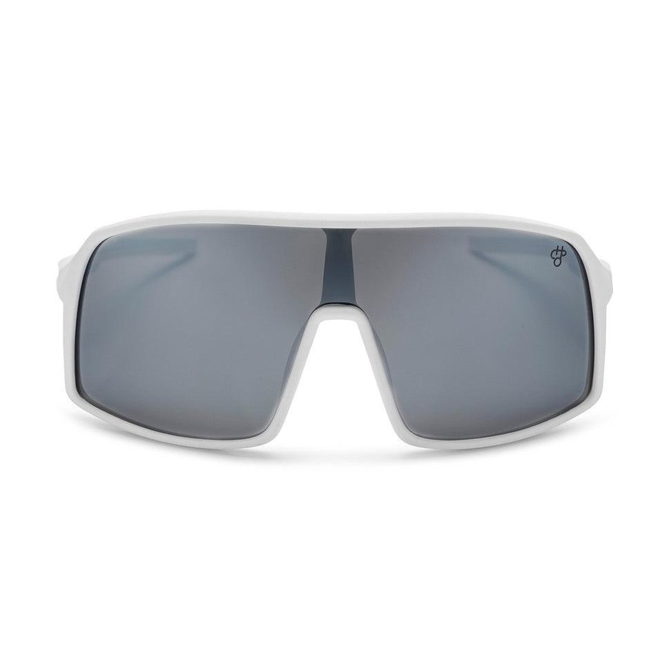 CHPO Brille Erica white/silver lines.