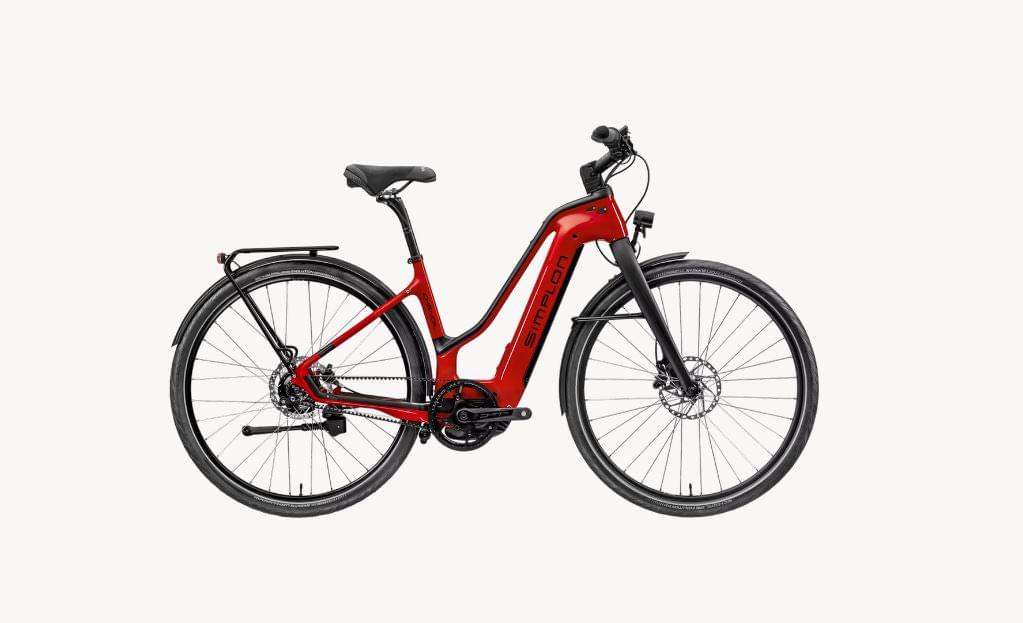 Simplon Chenoa Mid Enviolo Cosmic Red Glossy / Black Glossy.