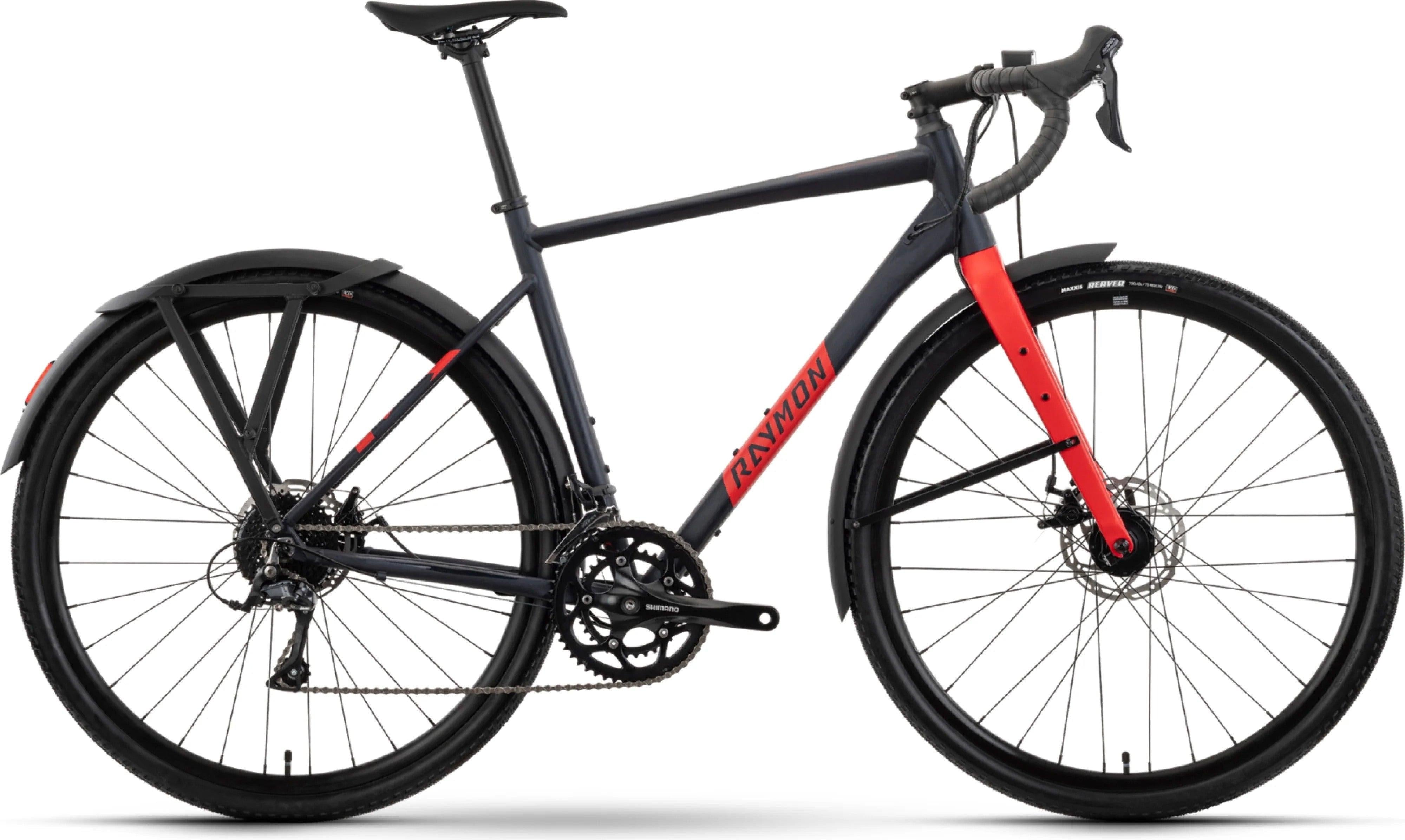 fahrrad xxl raymon Raymon Territ Street steelblue/fire