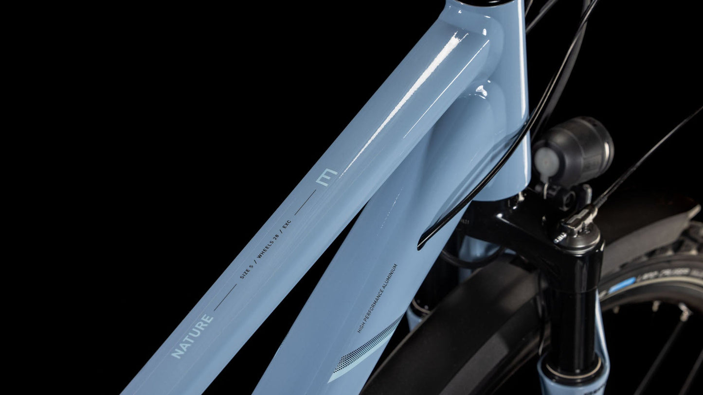 CUBE Nature EXC Allroad pigeonblue´n´black