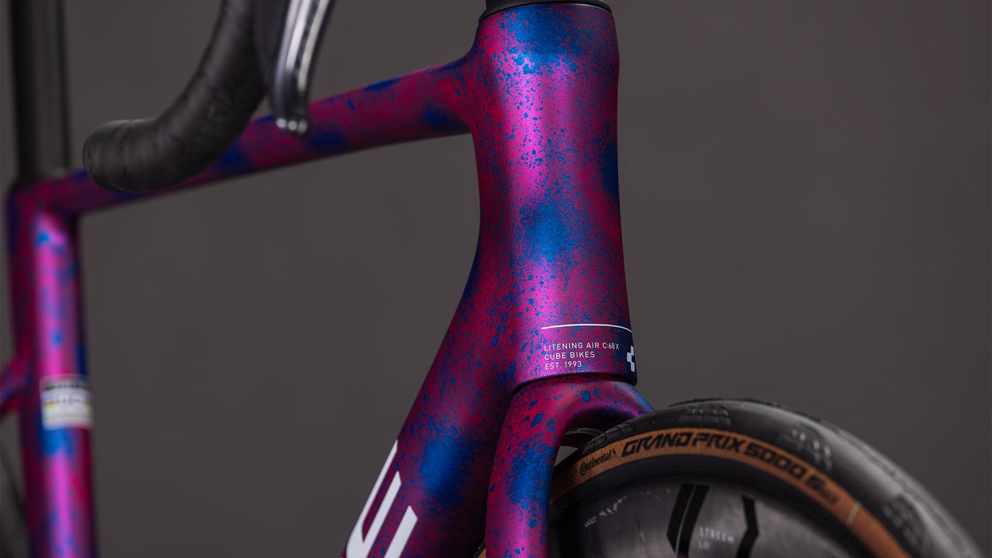 CUBE Litening AIR C:68X Race dazzlepink´n´blue