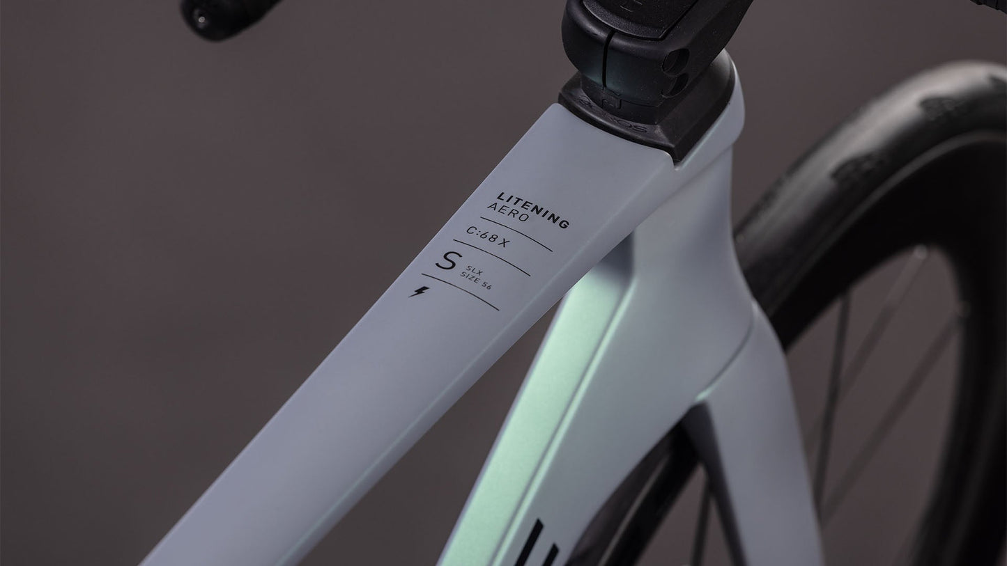 CUBE Litening AERO C:68X SLX seagrey´n´black