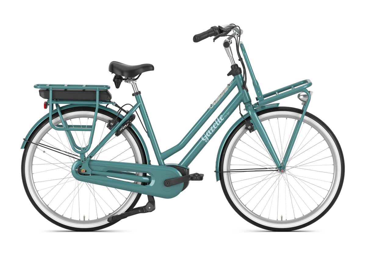 Gazelle Miss Grace C7+ 500 Wh RT denim blue glänzend.
