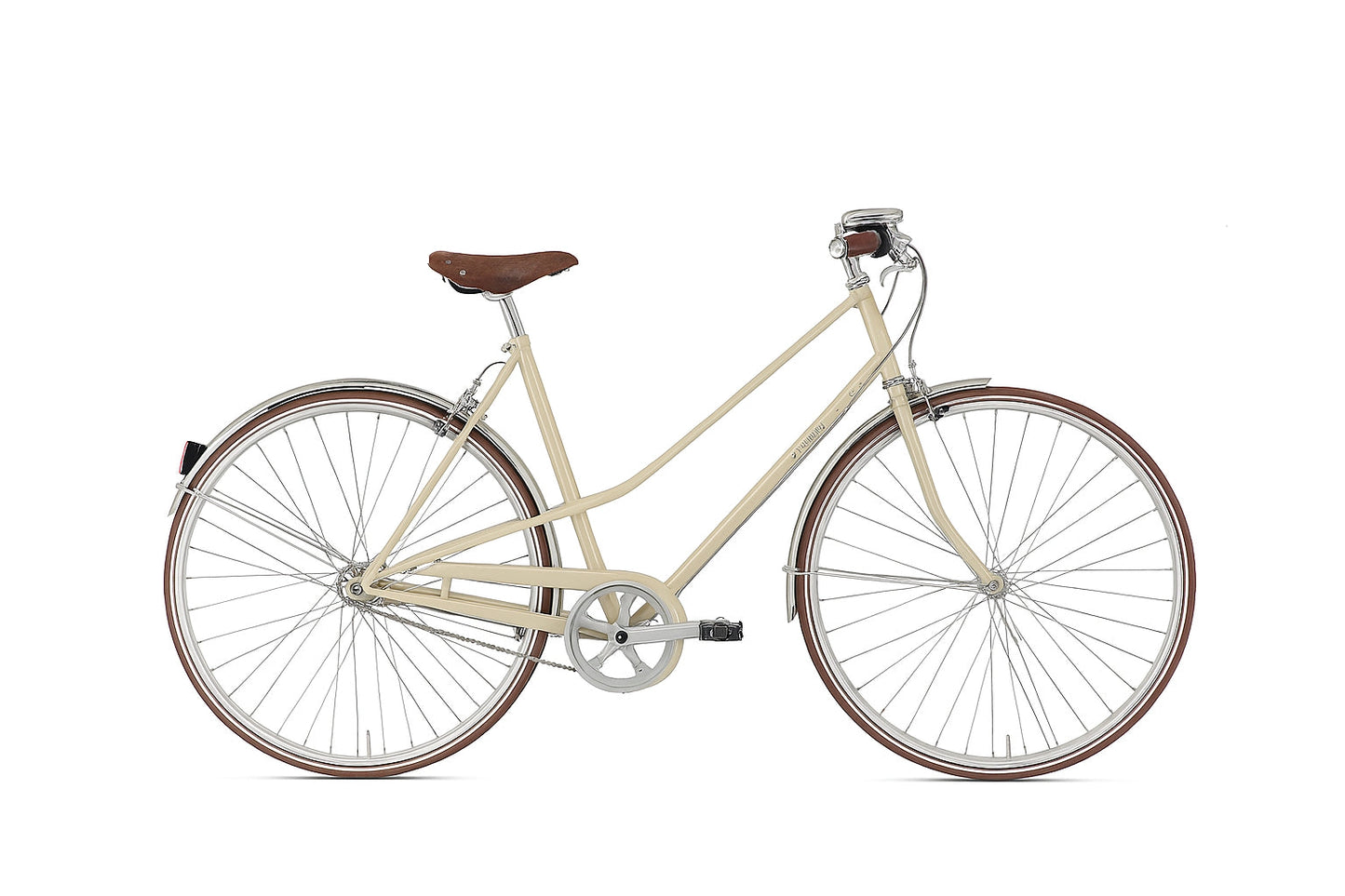 Gazelle Van Stael caramel khaki glänzend