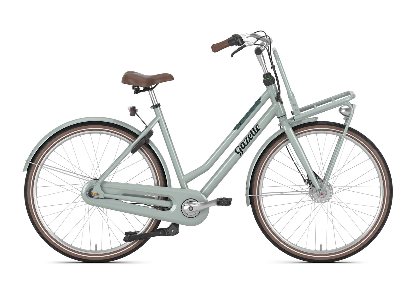 Gazelle Miss Grace light olive glänzend.