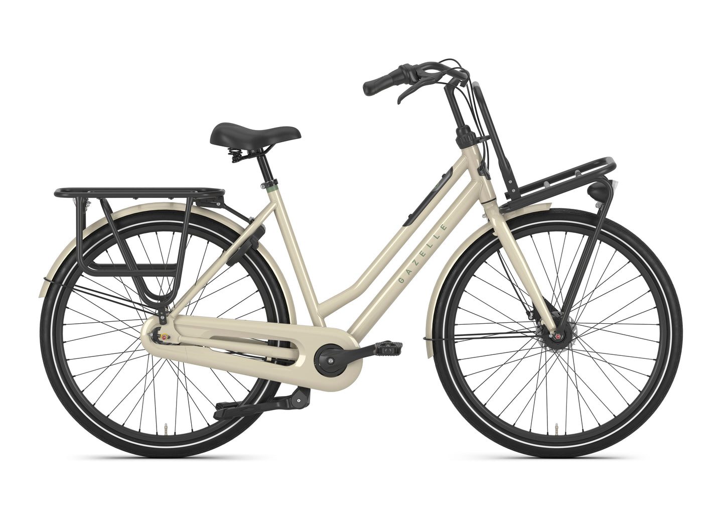 Gazelle HeavyDutyNL caramel khaki glänzend