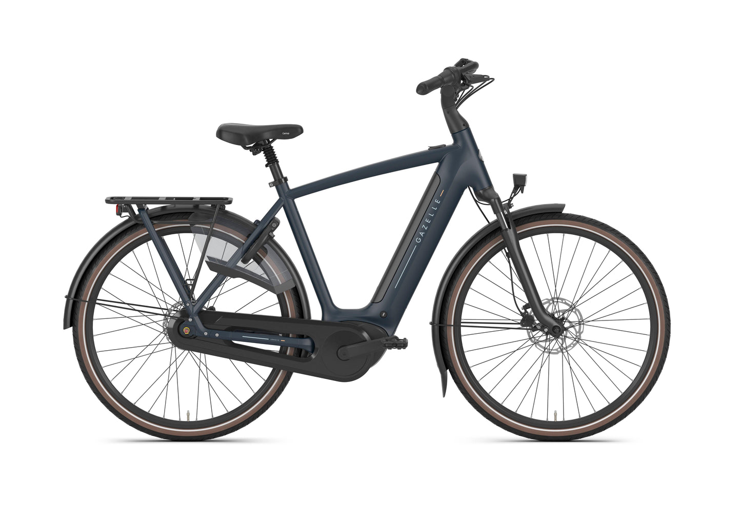 Gazelle Arroyo C8 Elite 600 Wh RT between blue matt.