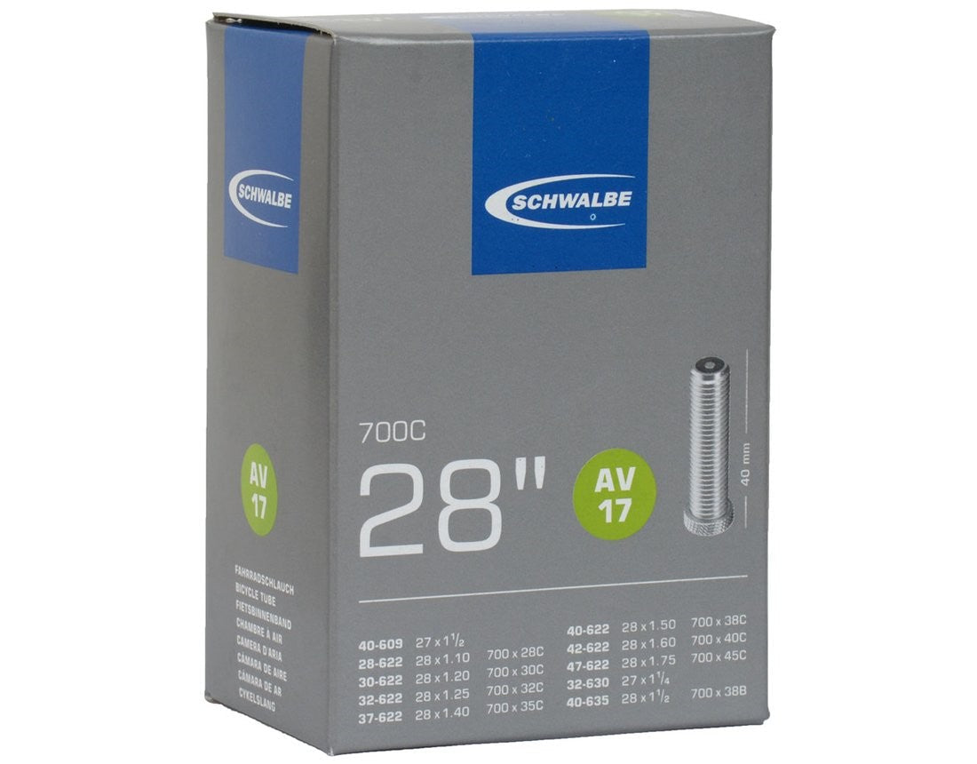 Schwalbe Schlauch AV 17 27/28 schwarz.