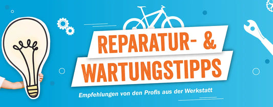 Fahrrad fit machen.