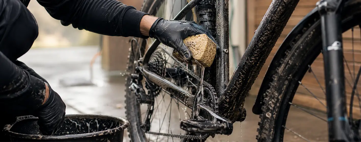 Fahrradpflege bei Salz
