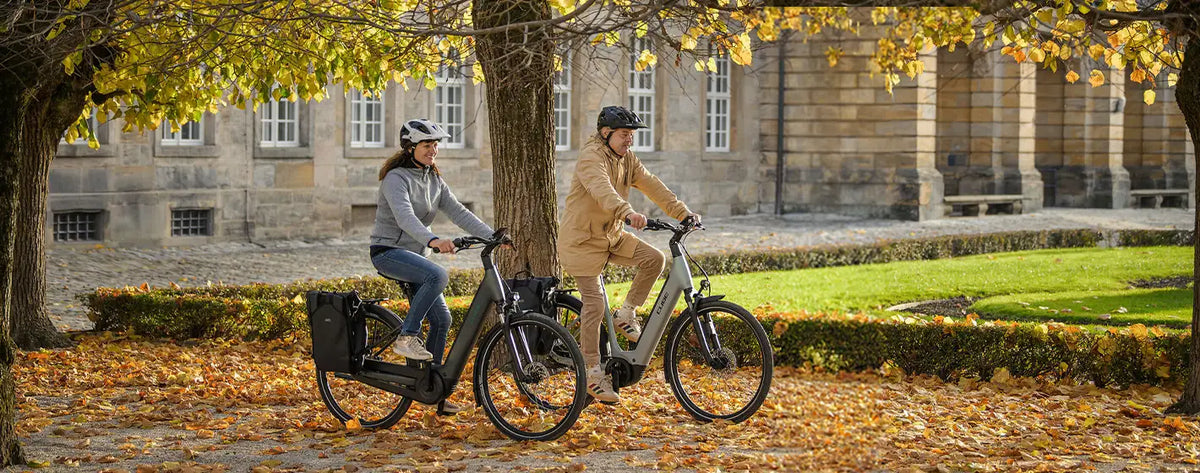 Radfahren im Herbst