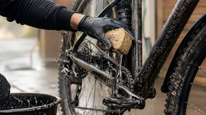Fahrradpflege bei Salz und Matsch