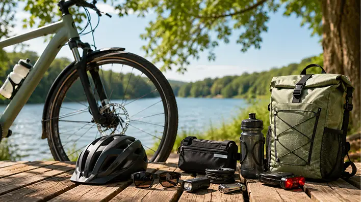 Fahrrad-Zubehör im Sommer