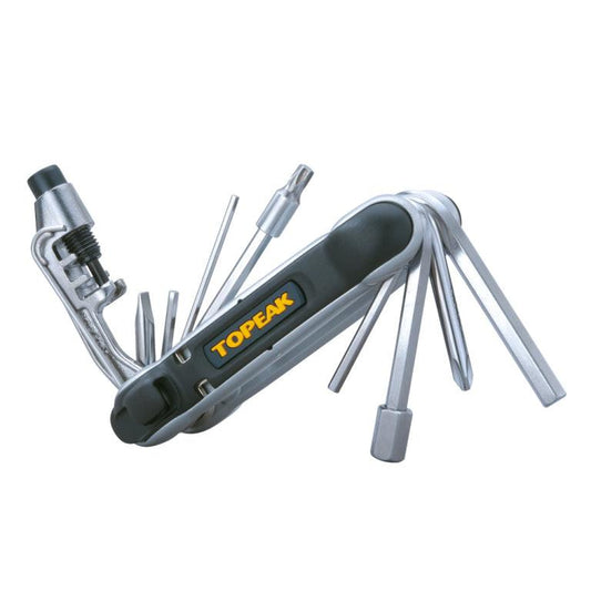 Topeak Hummer 2 Faltwerkzeug (16 Funktionen) silber.
