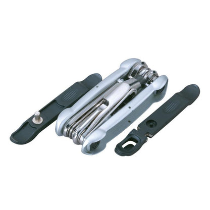 Topeak Hummer 2 Faltwerkzeug (16 Funktionen) silber.