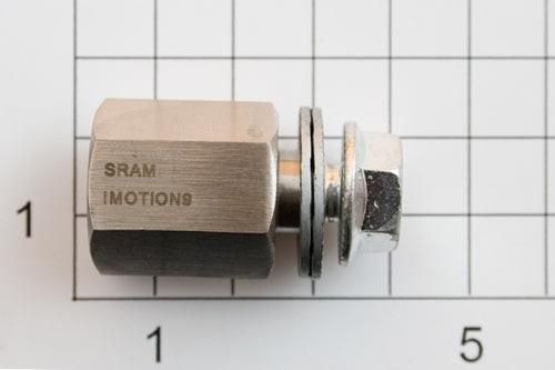 steckachse m12x1.0 142-148 mm für fahrradanhänger Acid Steckachse M12x1.0 142-148 mm für Fahrradanhänger