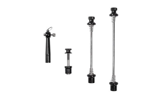 RFR Spannachsen-Set mit Diebstahlschutz (VR/HR/SK) black