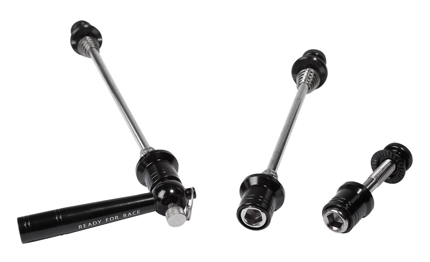 RFR Spannachsen-Set mit Diebstahlschutz (VR/HR/SK) black