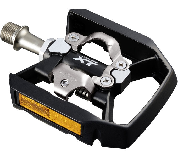 Shimano Pedal DEORE XT PD-T8000, einseitig SPD/Plattform, schwarz.