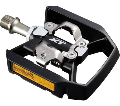 Shimano Pedal DEORE XT PD-T8000, einseitig SPD/Plattform, schwarz.