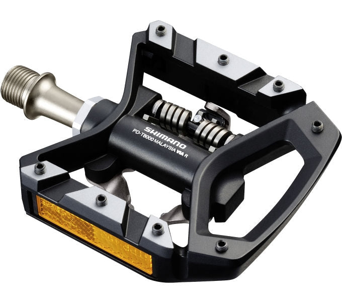 Shimano Pedal DEORE XT PD-T8000, einseitig SPD/Plattform, schwarz.