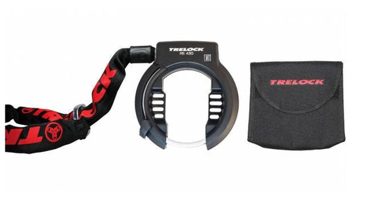 Trelock RS 430 P-O-C AZ + ZR 355 100/6 mit Seitentasche (M black
