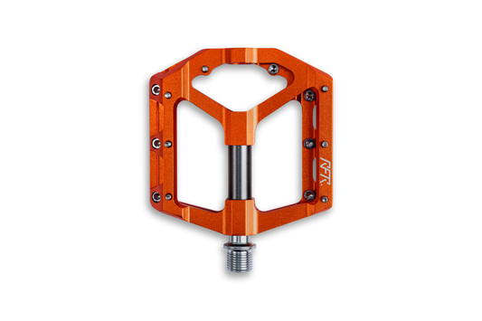 RFR Pedale Flat SLT 2.0 orange´n´grey