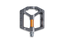 RFR Pedale Flat SLT 2.0 grey´n´orange