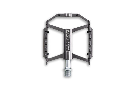 Acid Pedale FLAT A4-IB HYBRID mit Reflektor grey