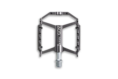 Acid Pedale FLAT A4-IB HYBRID mit Reflektor grey