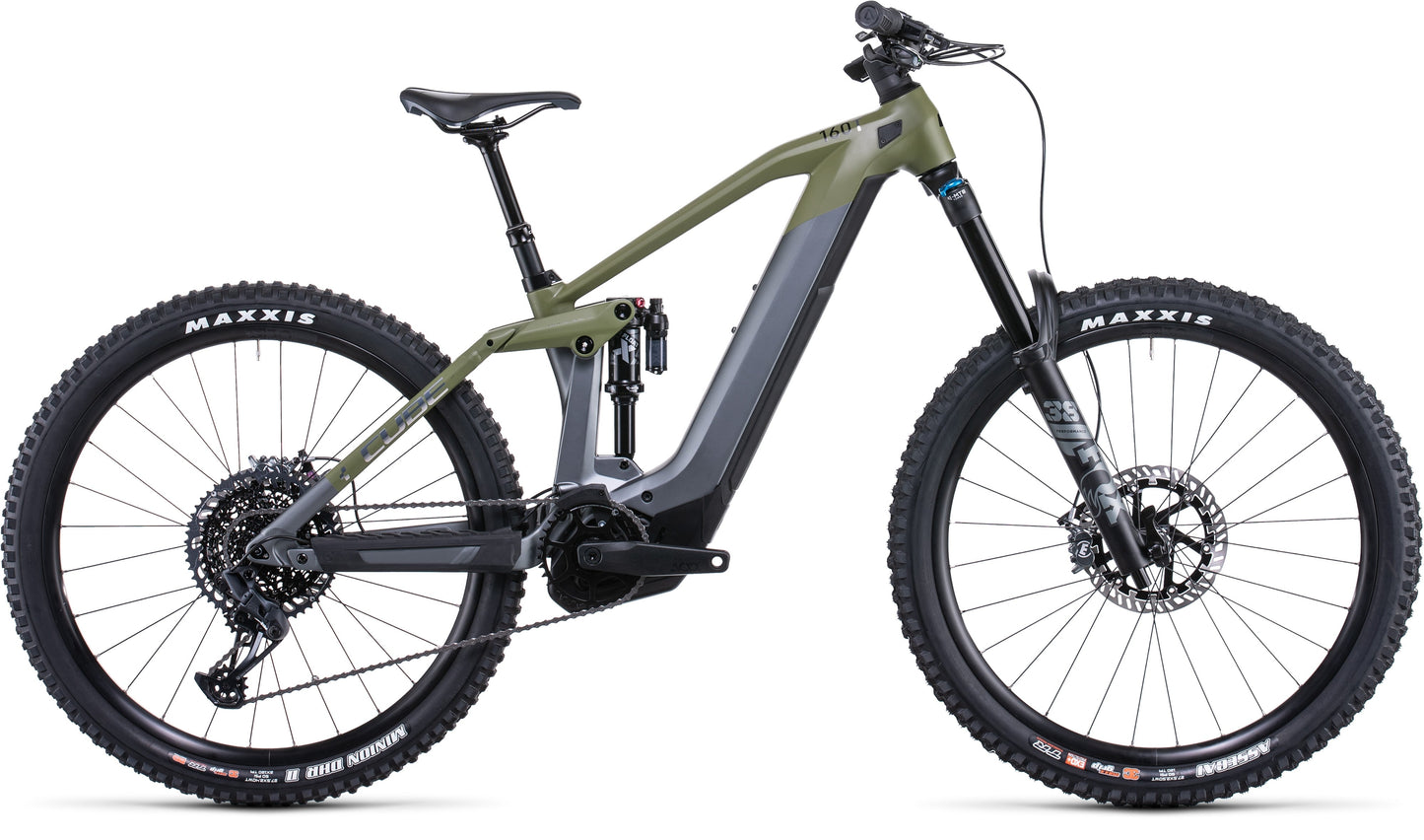 CUBE Stereo Hybrid 160 HPC TM 625 27.5 flashgrey´n´olive