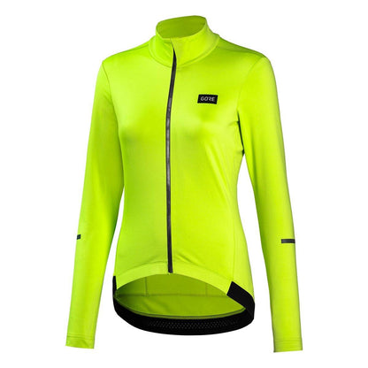 Gore Bike Wear Progress Thermo Jersey Womens neon yellow