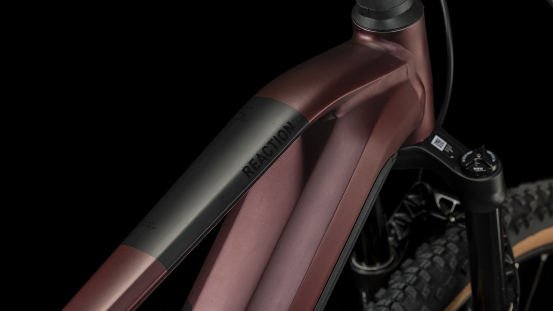 cube e bike damen blushmetallic CUBE Reaction Hybrid SLX 750 rubyred´n´black