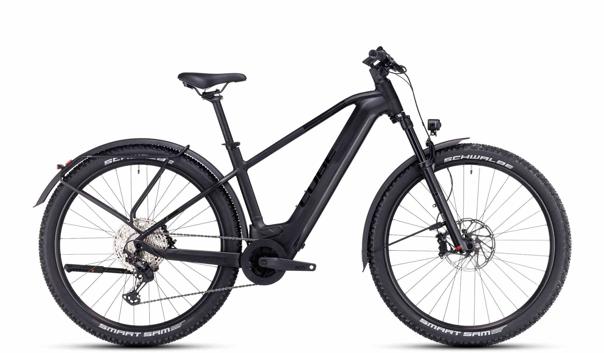 e bike cube herren 750 watt CUBE Reaction Hybrid SLX 750 Allroad black´n´reflex