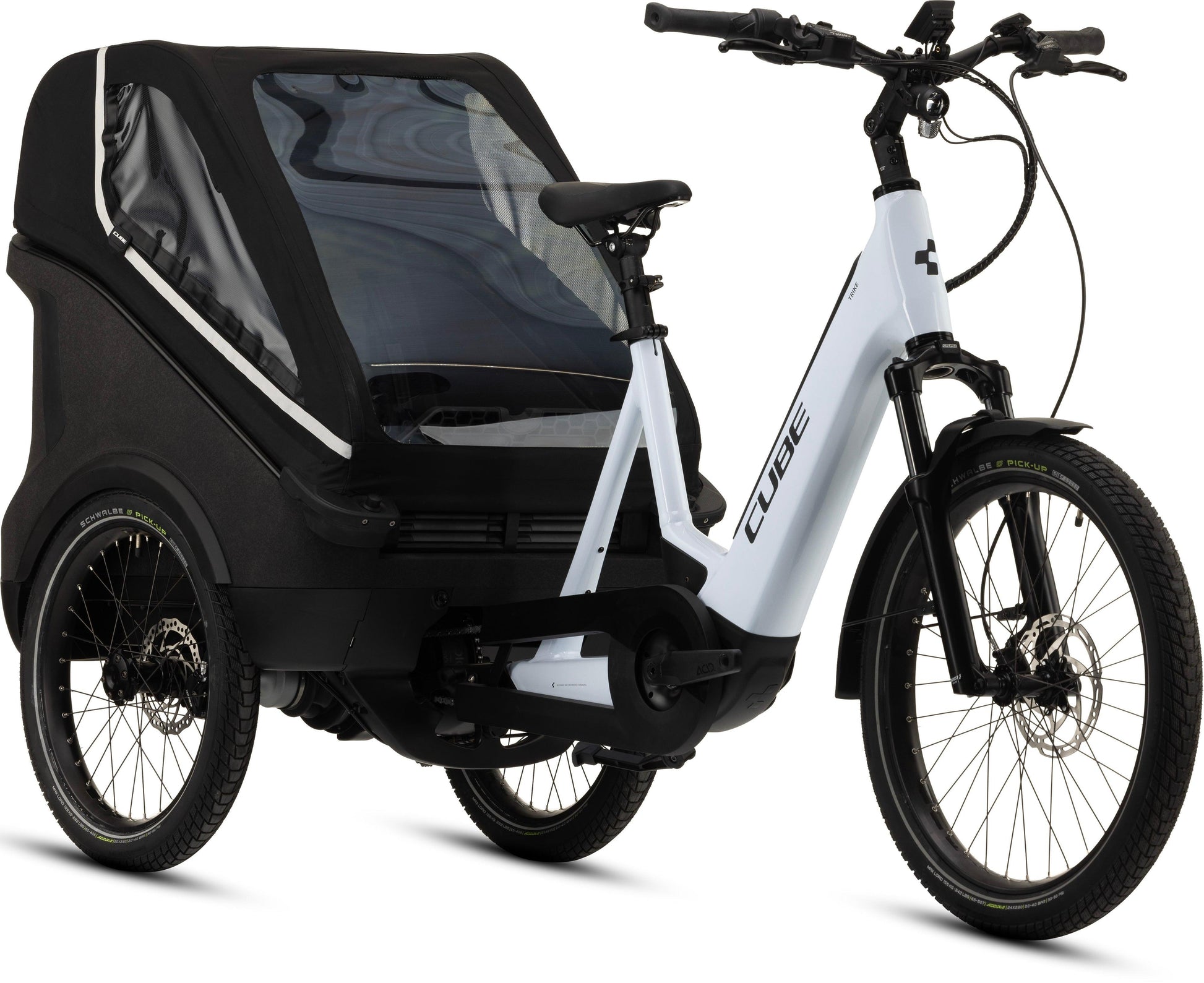 cube e bike trike CUBE Trike Hybrid Family 750 flashwhite´n´reflex