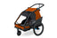 CUBE Kinder Fahrradanhänger Double CMPT X Actionteam gr grey'n'orange.